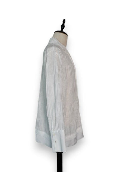 PLEATS OPEN COLLAR SHIRTS